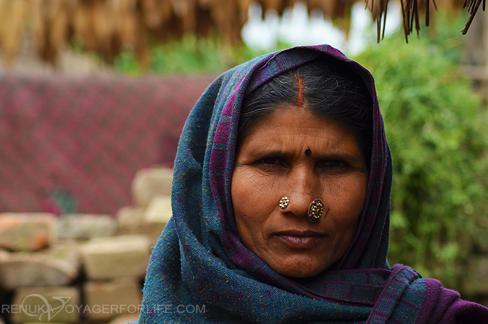 Women faces India Rural