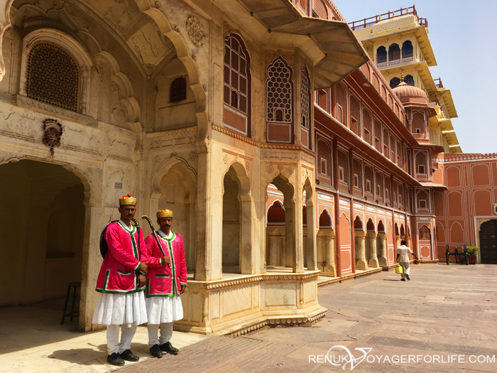 Royal door keepers of City Palace Jaipur