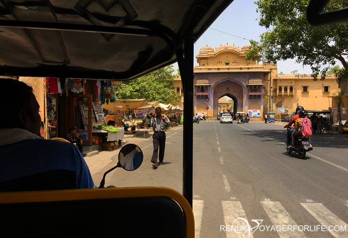 Rickshaw ride in Jaipur