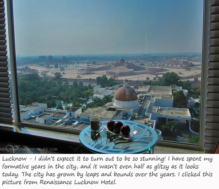 View from Hotel Renaissance Lucknow