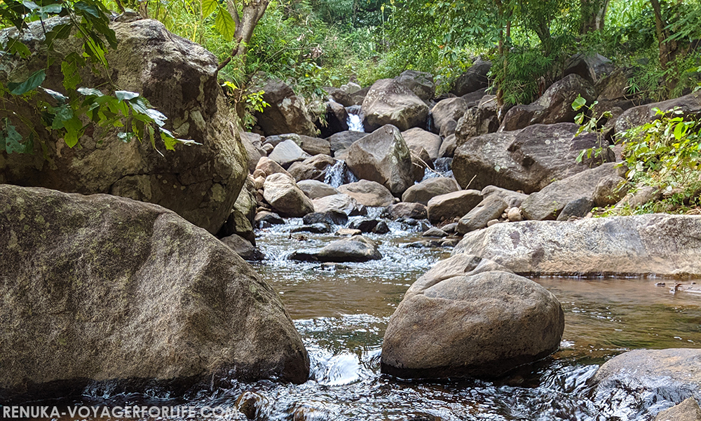 IMG-Flowing water through rocks in Ananthagiri