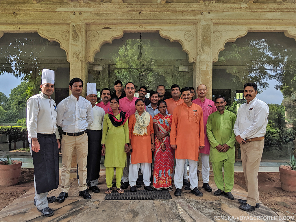 IMG-The hotel staff at Deo Bagh Gwalior