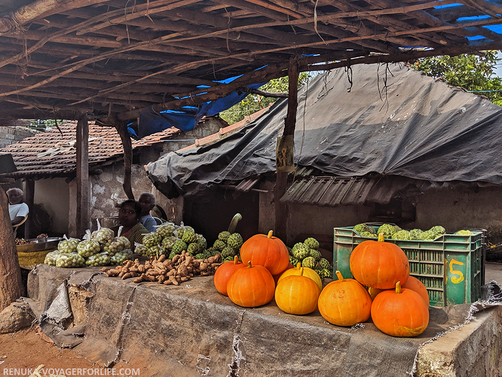 IMG-Colourful veggie market in a village of Andhra Pradesh